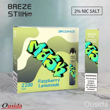 Fruit Flavor 2% NIC ECigarettes 2200 Puff Vape