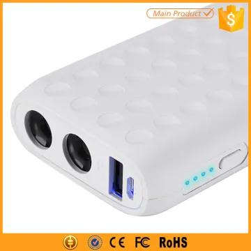 Fast Charging Power Bank QC2.0 Usb Power Bank Manufacture with Two Led flashlight