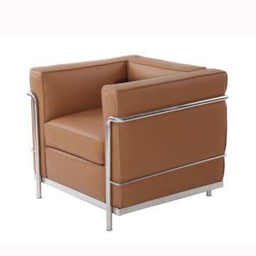 Klassieke le corbusier LC2 lederen fauteuil