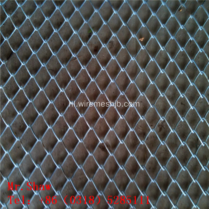 PVC Coted Chain Link Fence Voor Yard-bescherming