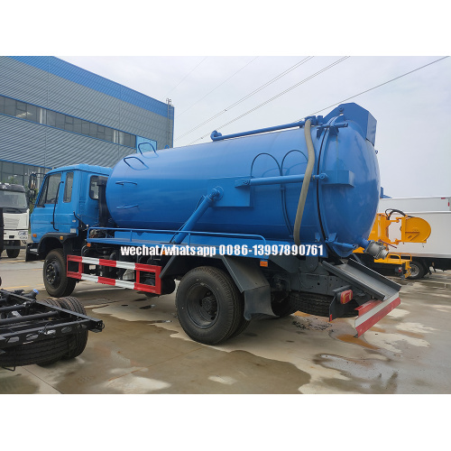 DONGFENG 8000 liters Suction Sewage Vacuum Tank Truck