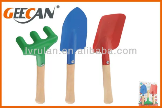 mini gardem tool sets rake and shovel