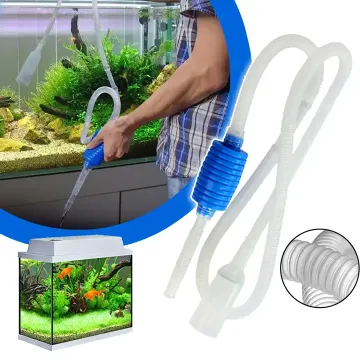 Komplettes Aquarium -Wartungskit: Siphon, Staubsauger, Pumpe und Zubehör für Fischtankwasser und Kiesmanagement