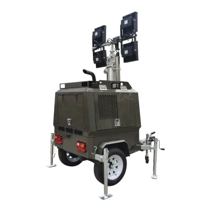 led mobile mining lighting tower