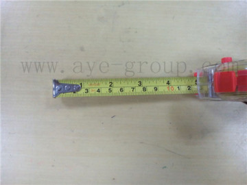 77# Transparent plastic measure tape with 3mx10ft