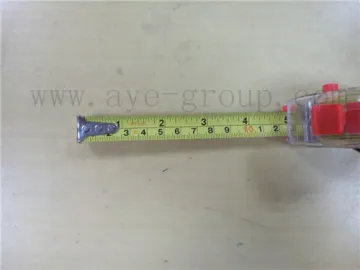 77# Transparent plastic measure tape with 3mx10ft