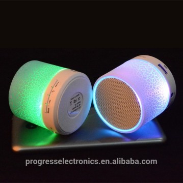 (Manufacturer) Outdoor Bluetooth Speaker S08U Support TF Card, Handsfree Mini Bluetoth Speaker with LED Light, FM Radio Speaker