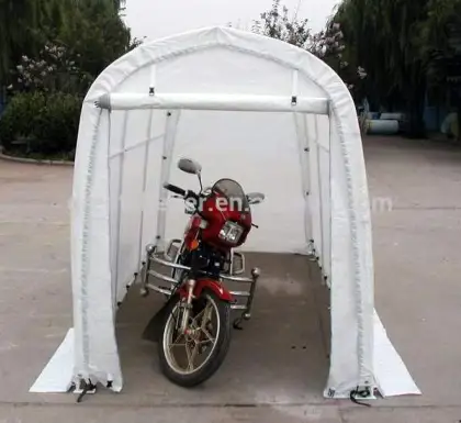 Metal Pole Bike Barn Motorcycle Cover Made In China