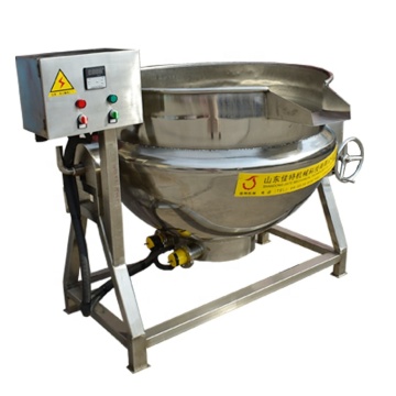 Industrial de 200 litros. Hervidor de cocción con chaqueta de agua