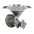 washable stainless steel coffee filter funnel