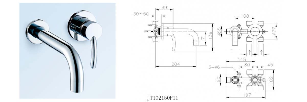 lever handle faucet