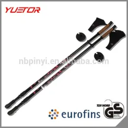 Anti shock aluminum nordic walking stick