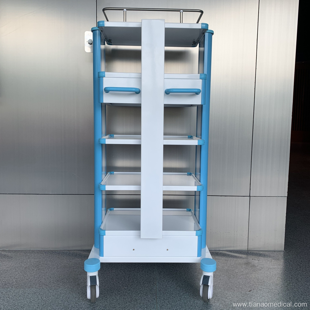 Hospital Aluminum Alloy Detachable Instrument Trolley