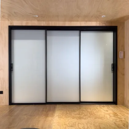 Soundproof Slim Line Aluminium Sliding Door