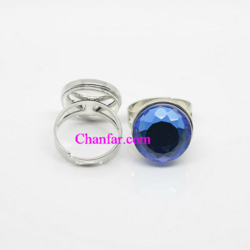 wholesale high quality snap button charm rings