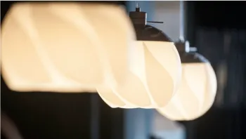 2016 Newly-designed beautiful Color-Changing/RGB LED Pendant lamp with dimming function of ABS+Iron material