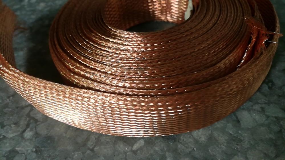 1/2'' Heat Resistant Copper Braided Sleeving