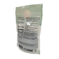 Biodegradable pyramid green tea bag with zipper