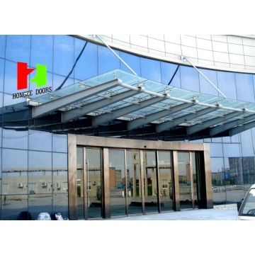 Aluminum Alloy Entrance Tempered Glass Sliding Door