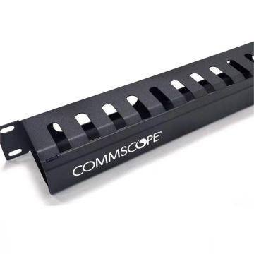 19 Zoll 1U 12 Port Metal Horizontal Cable Manager mit Metallplatte