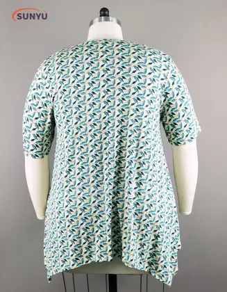 Short sleeve A-line t-shirt