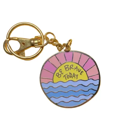 Kawaii Custom Logo Boba Milk Tea Keychain