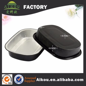 Colorful aluminum foil materials high end disposable food container