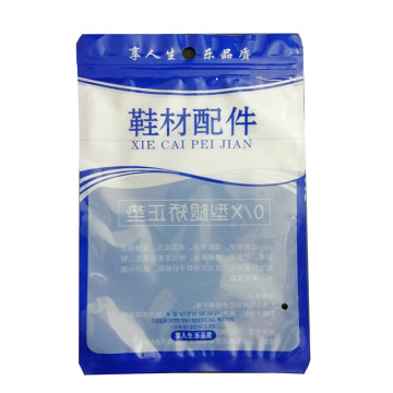 coustom zip lock plastic bags packaging with hole