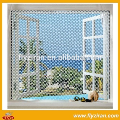 Diyadhesive Mosquito Net For Window Made By Polyester Mesh With Velcro