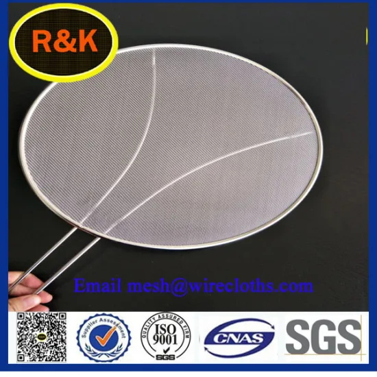 13" Stainless Steel oil-Resistant Splatter Guard screen