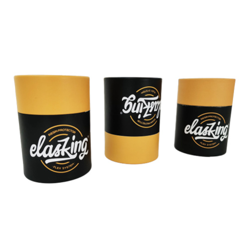 colorful glitter lid transparent cylinder paper tube box