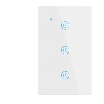 Smart Zigbee Touch Wall Switch: High-End Aluminum Border Design, Compatible with Alexa & Google Home