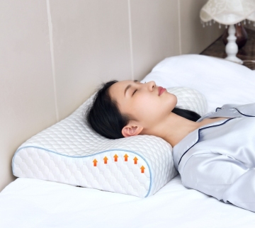 Cooling Gel-Infused Memory Foam Pillow for Side Sleepers