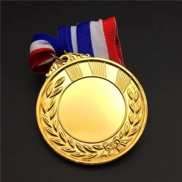 Medalla de 60 mm en blanco personalizada de grabado en metal