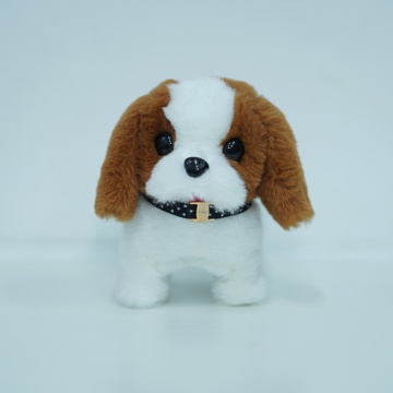 Small Color St Bernard Electric Plush Dog