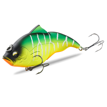 Johncoo 115mm Vibrazione SW Affondamento flottante di crank senza labbra per la pesca dei bassi