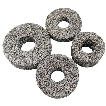 Stainless steel 304 316L compressed knitted wire mesh Compressed knitted wire mesh exhaust gasket