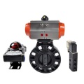 Spring Returned Pneumatic UPVC Air Actuated Butterfly Valve