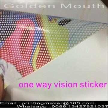 Custom One Way Vision Stickers for Window