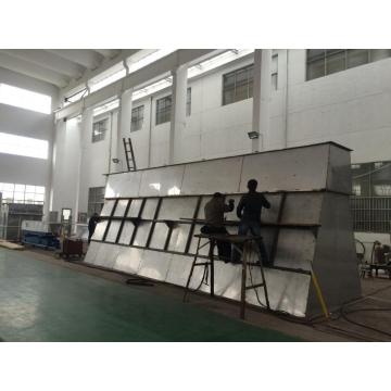 Pengering fluidisasi horizontal yang digunakan dalam barium bromida