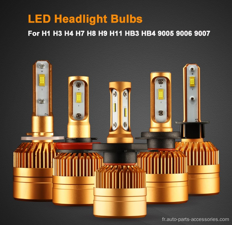 Bulgs de phare LED lampe à LED auto