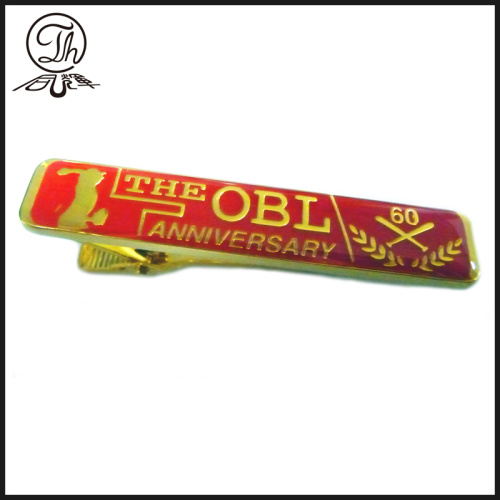 Personalized blank tie bar metal