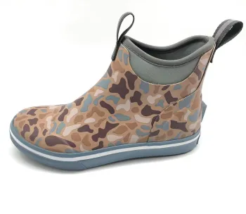Women Rain Boots Ankle Height Rubber Neoprene Hunting Boots Waterproof Insulated Outdoor Deck Shoes for Hiking Camping and Mud