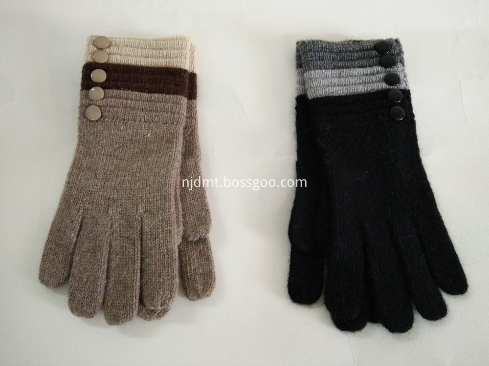 Ladies Fashion Wool Knitted Gloves