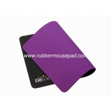 Promotional Soft Rubber Cloth Mouse Pad With Heat Transfer Printed