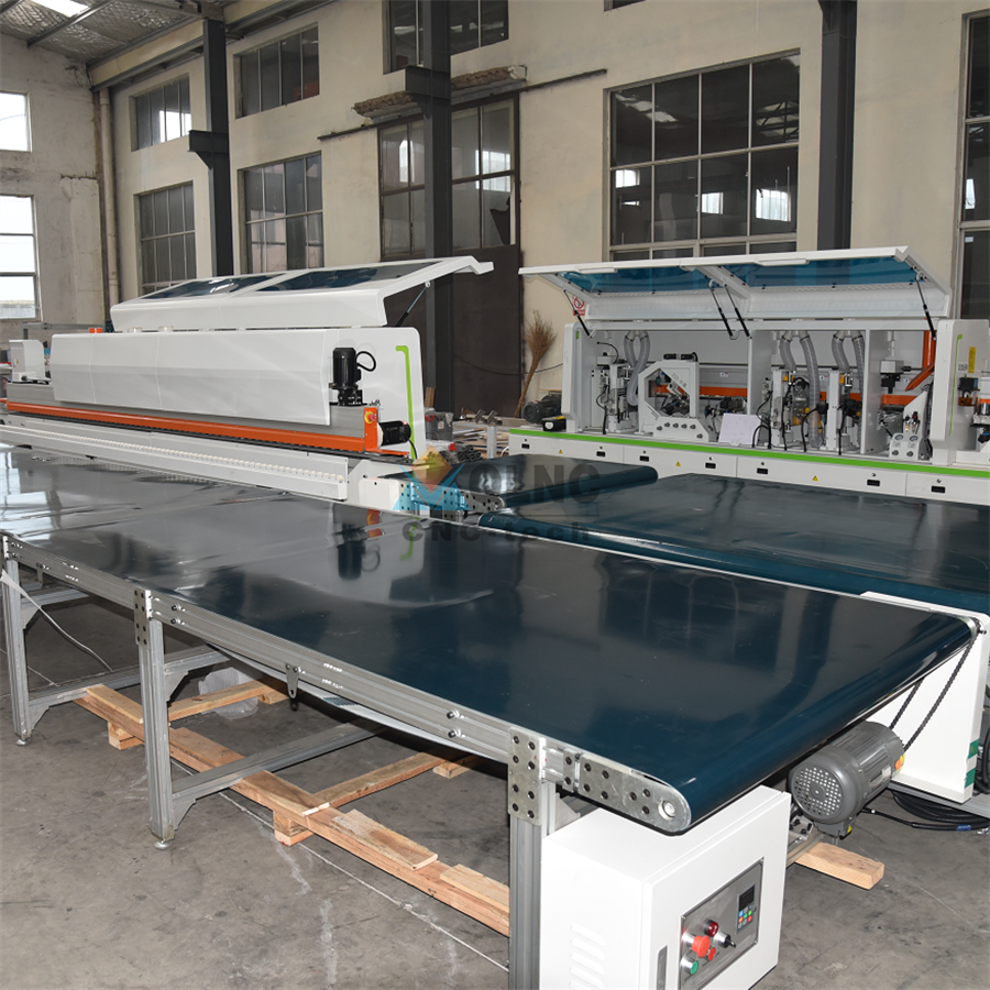 Wood Based Panels Machinery Pvc Board Turanlar 45 Degree Bevel Automatic Edge Banding Rounding Machine Line For Furniture