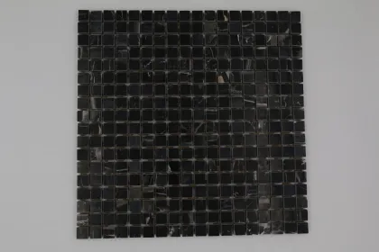 nature stone black marble mosaic