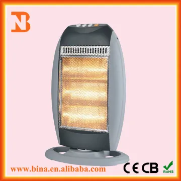 oscillating solar halogen infrared heater