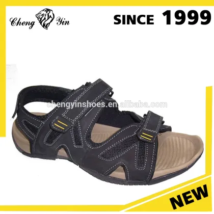 Factory Direct Sale Rubber Outsole Greek Genuine Leather Funny Sandals