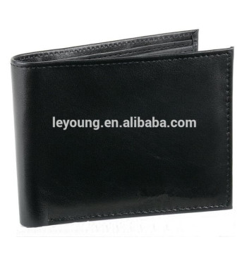 Promotional Man RFID Blocking Genuine Leather Money Clip Wallet